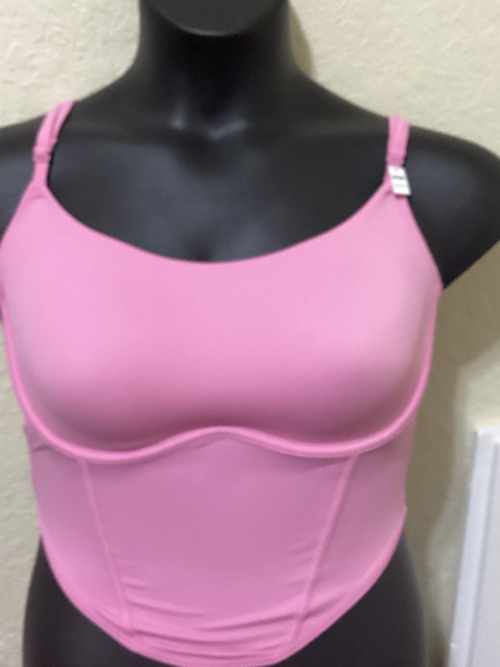 PINK Victoria's Secret Bubblegum Pink Shaping Camisole with Built-In Cups